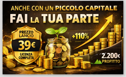 GOLD FOUNDRY CENT  MT5  Il bot automatico pensato per chi parte da poco… ma vuole crescere davvero